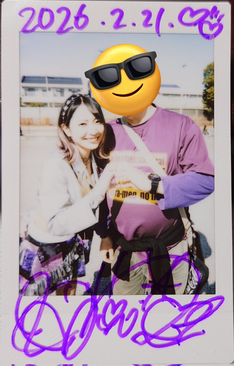 本日の昼間に行った高崎ラーメン祭2026 にて #仮面女子 #月野もあ