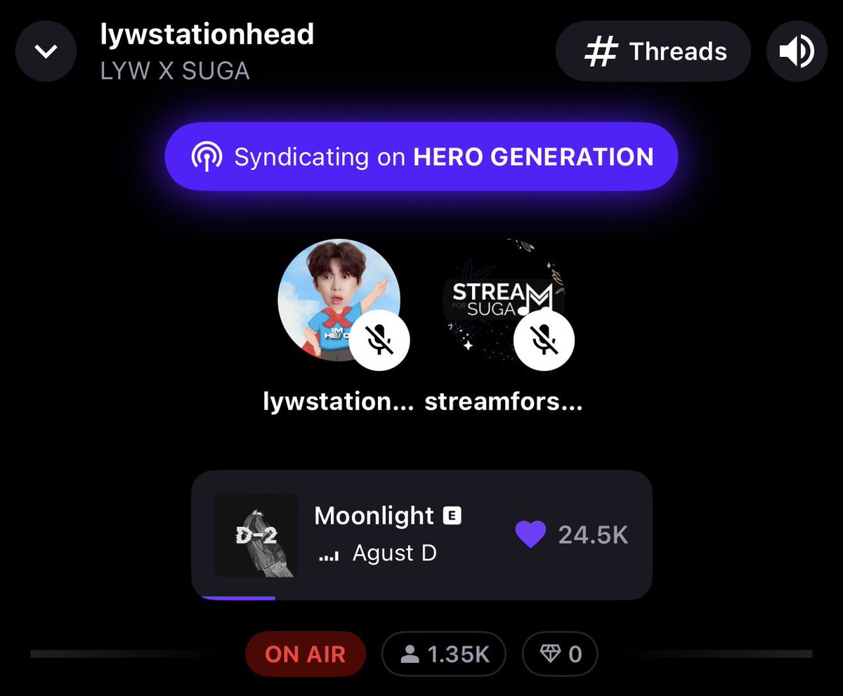 It was a happy time for two days
I think it was a good time to get to know each other's artists. Did you enjoy it? I listened to the melody better today. Thank you to everyone who joined us for each other's artists. 
Thank you, Hero Generation🩵

<a href="/_streamforsuga/">Stream For Suga</a> Thank you💜