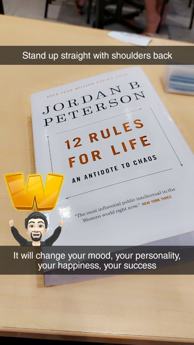 kuyamanzano's tweet image. Stand up straight with shoulders back.

It will change your mood, your personality, your happiness, your success.

#12rulesforlife #mindsetiseverything