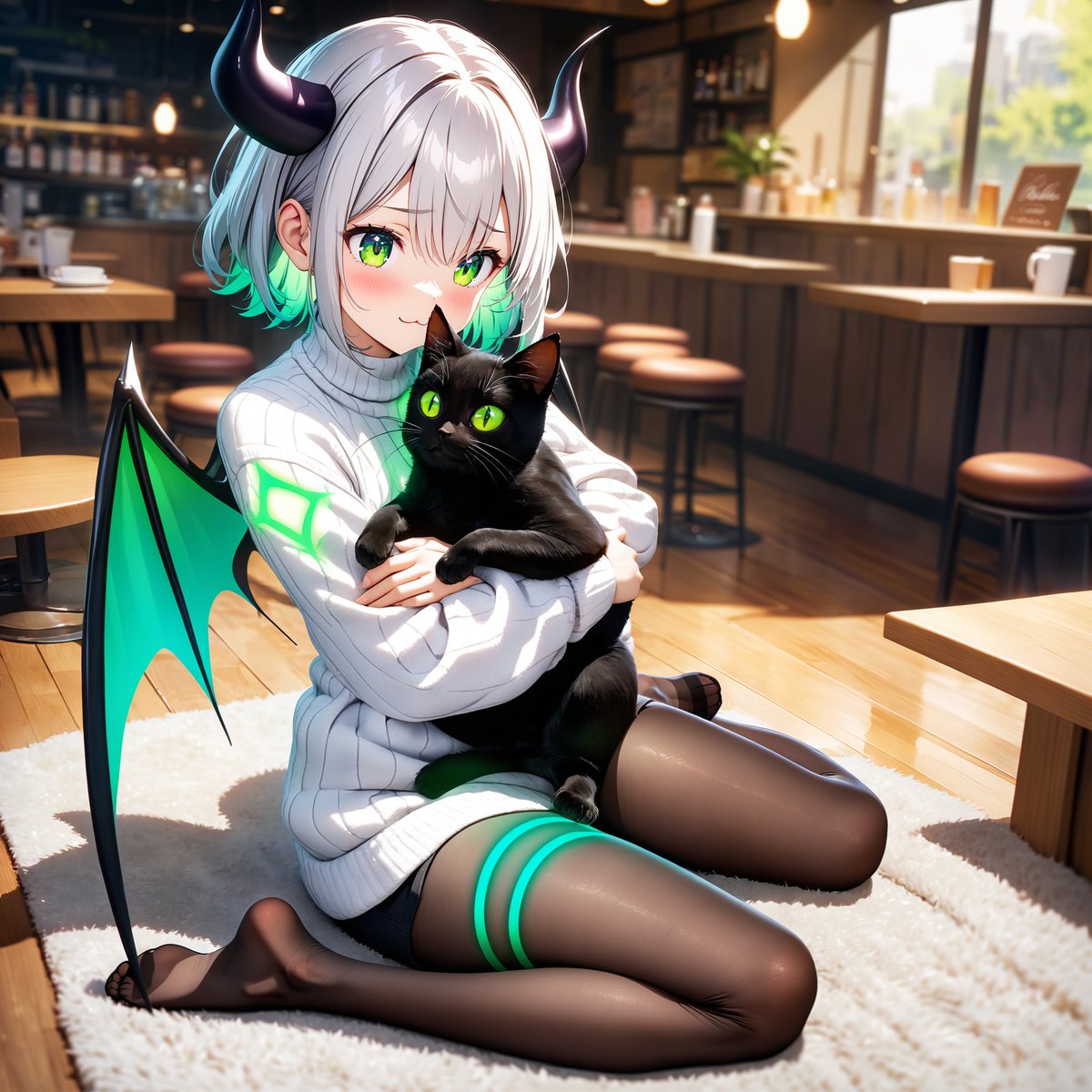 Zz..Zz..」 疲労困憊ゲーミング悪魔 #ゲーミング悪魔 #AIart