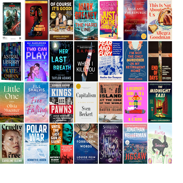 smrld's tweet photo. This week the Six Mile Regional Library District has 49 new books and two new movies.  New items include Predator, Five Nights at Freddy's 2, The Hard Line, Just for the Cameras, Rage and the Republic, This Is Not About Us, and The Astral Library. https://t.co/9t3COpw4l3 https://t.co/TGcQ4Alv75