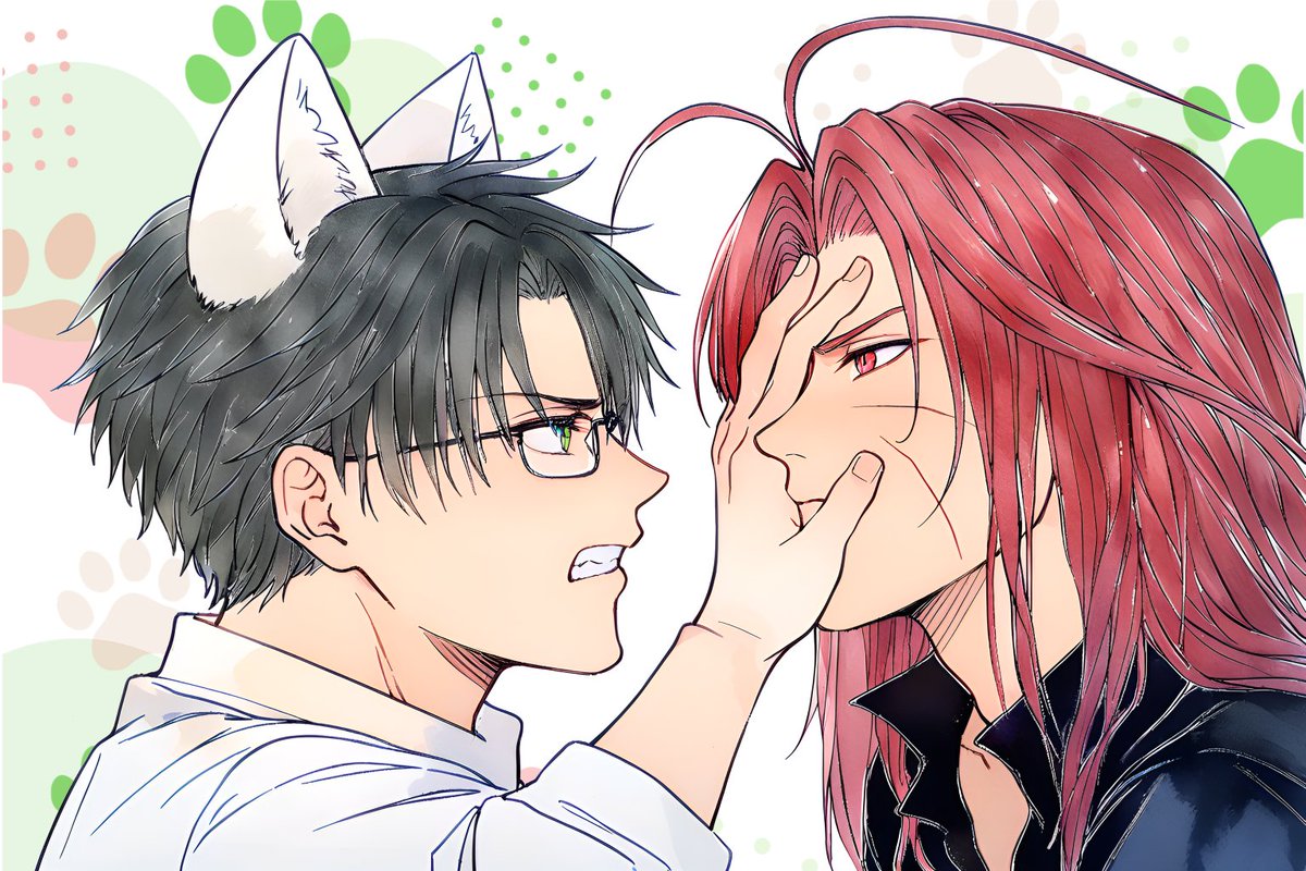 2月22日、猫の日
猫吸いに来た悟浄から女性の匂いがして、シャーシャーする白猫八戒
白猫のオスは飼い主に対してツンデレ