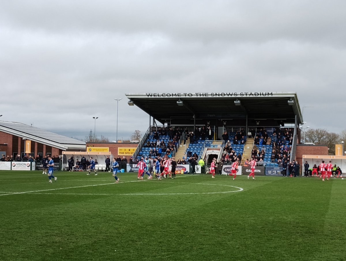 pmillar53's tweet photo. At the Snows Stadium for AFC Totton v Hornchurch, come on you STAGS. https://t.co/NE6XCfQCQr