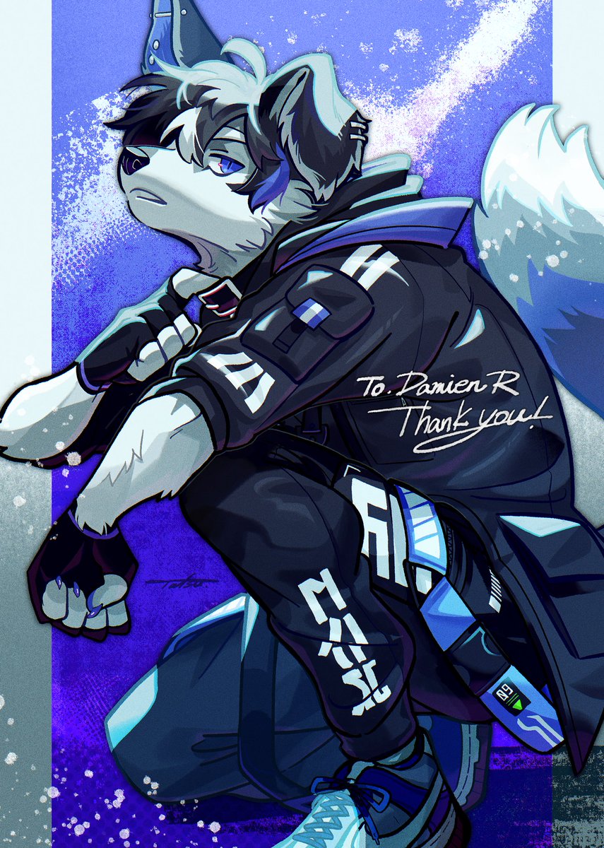 Skeb commission! Thank you so much!!🐶💜