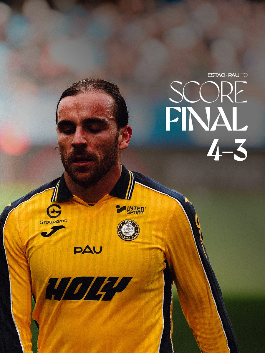 PauFootballClub's tweet photo. Scénario cruel pour les Palois, après avoir mené à deux reprises.
#ESTACPAUFC https://t.co/8MiR04W4Is