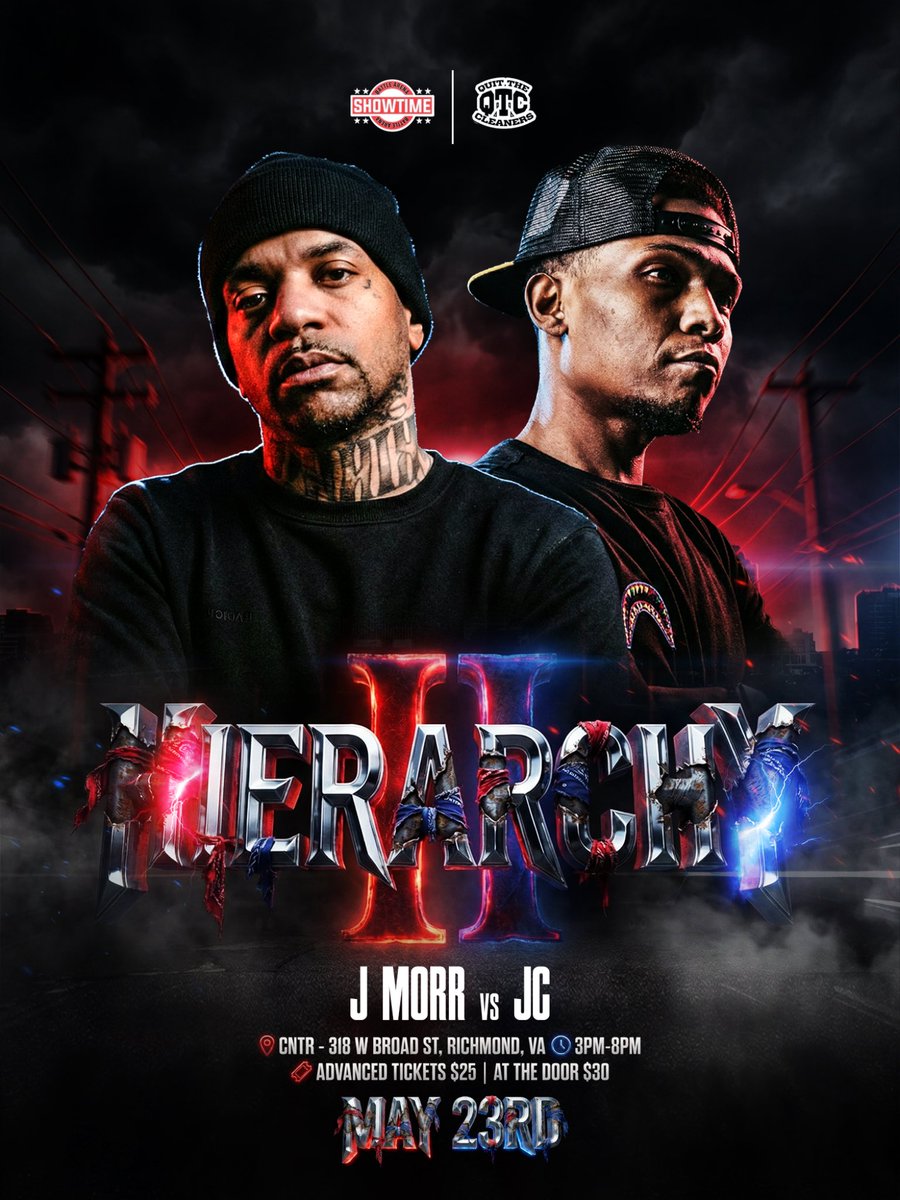 SHOWTIME BATTLE ARENA PRESENTS: HIERARCHY II tweet media