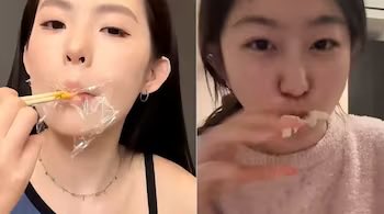 AlertaDigitalx's tweet image. 🔥 TENDÊNCIA MALUCA ESTÁ VIRALIZANDO — MAS PODE TE MACHUCAR!🔥

Uma nova moda que está bombando no TikTok na China mostra pessoas comendo comida embrulhada em plástico para “não engordar”. 😱

➡️ Especialistas alertam: isso NÃO só não emagrece — é perigosíssimo para sua saúde