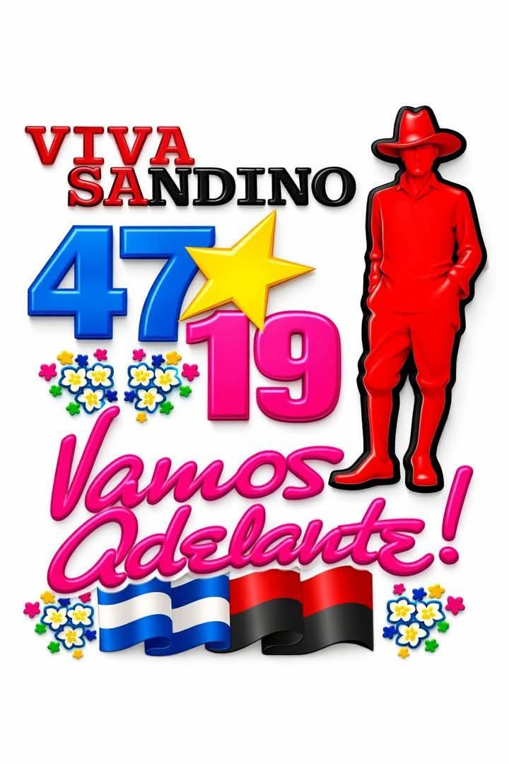Y seguiremos adelante porque continuaremos materializando su pensamiento político #2026SANDINOVIVE #ManaguaSandinista