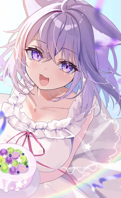 お誕生日おめでとう #猫又おかゆ生誕祭2026 #絵かゆ