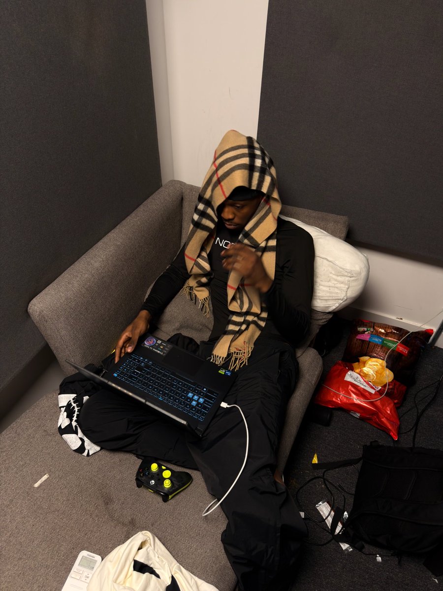 i haven’t left this chair since jan i’m in tape mode..