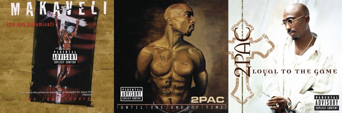 Tupac is the only rap artist to have three posthumous albums debut at #1 on the Billboard 200 chart.