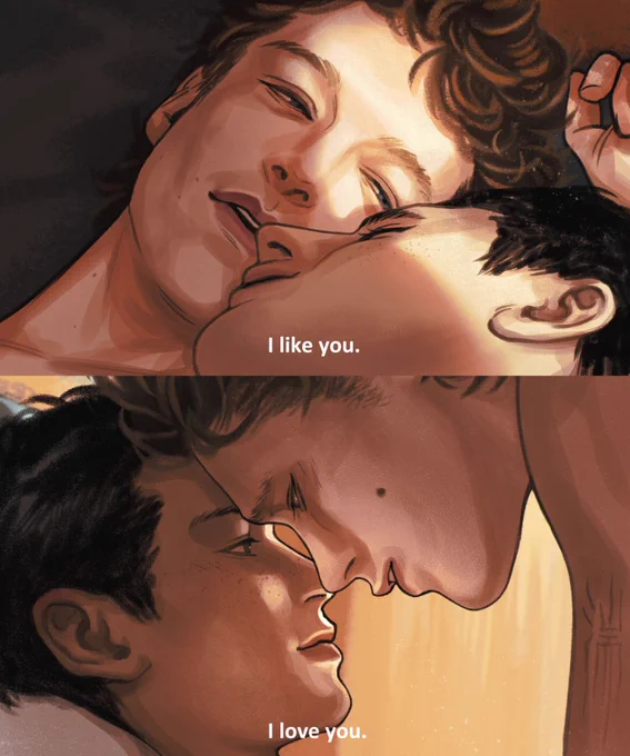 情感逐渐倾泻而出。 Feelings gradually pour out. #hollanov #heatedrivalry #heatedrivalryfanart #ilyarozanov #shanehollander