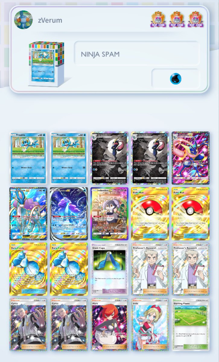 79% de WR +340 puntos en 3 horas, este deck es mi favorito de la