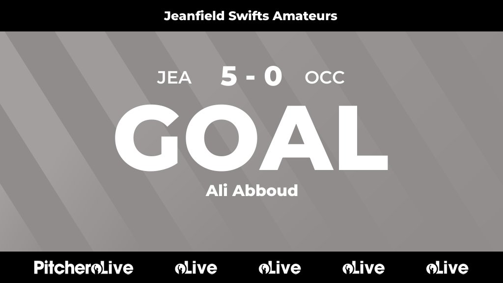 59': Ali Abboud scores for Jeanfield Swifts AFC 🙌
#JEAOCC #Pitchero
jeanfieldswifts.co.uk/teams/140176/m…