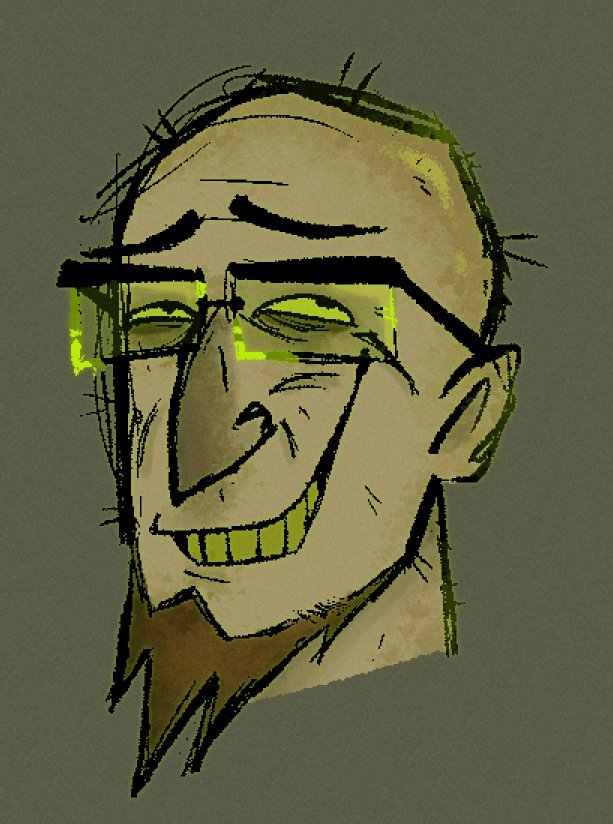 repost of this rusty venture drawing because i like it alot i really like how it turned out he looks so gross