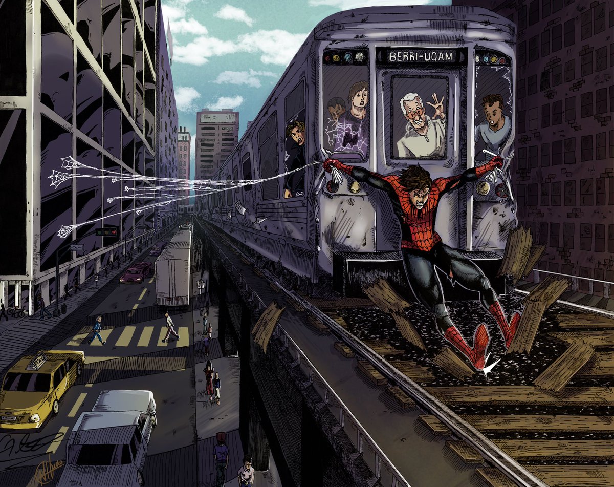 ItsEikichi's tweet photo. Spider-Man stopping a train

#art #fyp #Spiderman https://t.co/sDHg4EVdIR