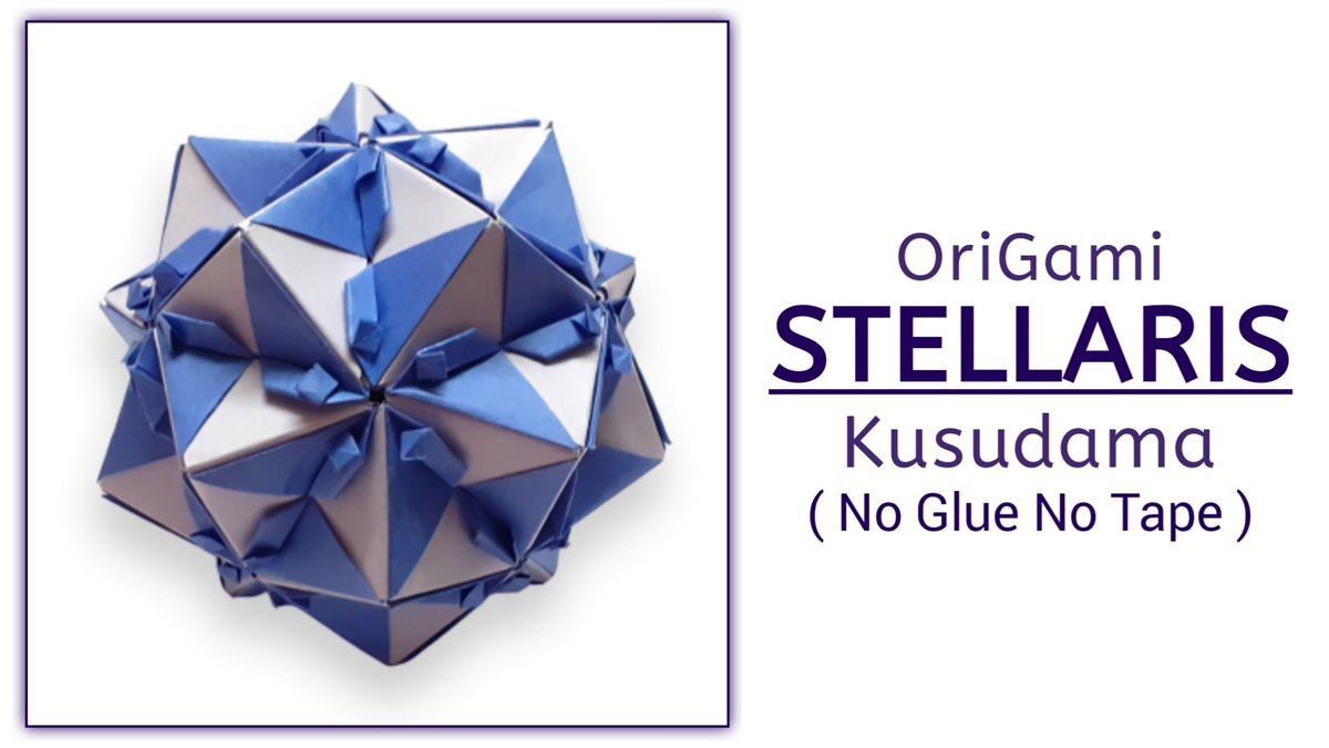 Origami Stellaris Kusudama ( Master Jugal ) || ORIGAMI J15

Tutorial available on my channel - ORIGAMI J15 or click on the link given below👇🏻
youtu.be/8Usu-JqCvpA