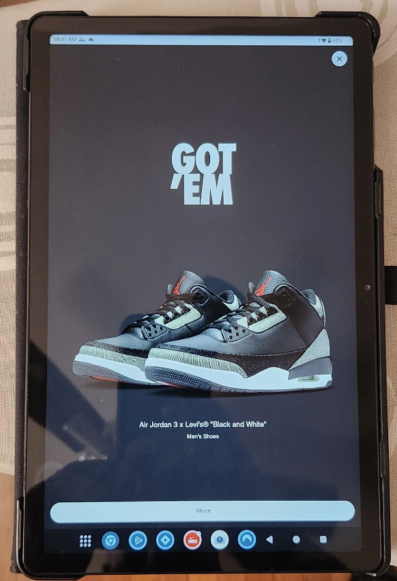 ads84llc's tweet photo. Check out Air Jordan 3 Retro x Levi's Black Denim - IR0914-400 - Size 13 - CONFRIMED https://t.co/QgHxfEyw4R
Brand New / Deadstock
100% Authentic 
ANY QUESTIONS DO NOT HESITATE TO DM #ADS84LLC #AirJordan3Levi https://t.co/Z7NDB1teoR