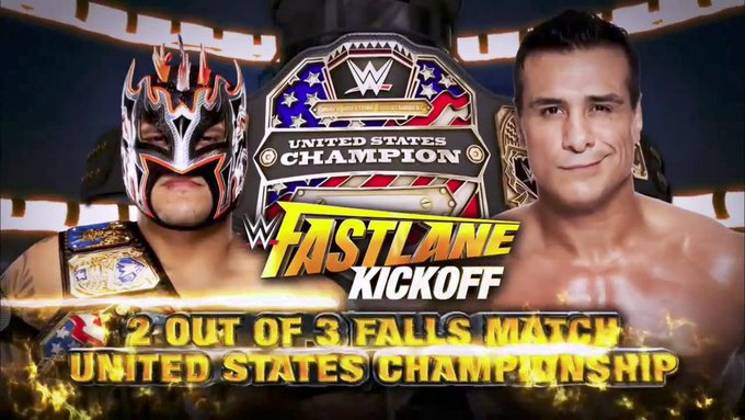 wrestle_hist's tweet image. 2/21/2016  

Kalisto defeated Alberto Del Rio in a 2-out-of-3-falls Match to retain the United States Championship at Fastlane from the Quicken Loans Arena in Cleveland, Ohio.    

#WWE #Fastlane #Kalisto #Lucha #AlbertoDelRio #2OutOf3FallsMatch #UnitedStatesChampionship