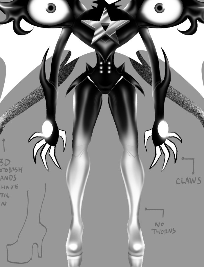 sometimes i get a little embarrassed when drawing DN!sneo too curvy and suggestive but then i look back at the reference pic...