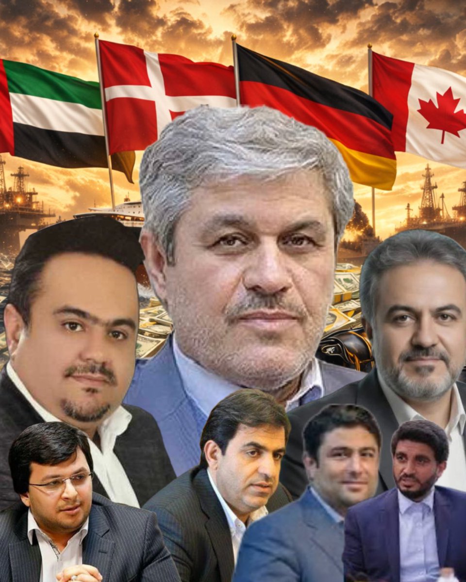 SaeedAganji's tweet photo. تراستی‌ها میلیاردها دلار دو نفت را بازنگرداندند و تضامین بدون پشتوانه برای آنها صادر شد، حال جای پول‌های نفت میخواهند تعدادی نفت‌کش تحریمی را با یک‌/سوم قیمت در بازار بفروشند، این در حالی‌ست پول‌های نفت در کشورهای مختلف نزد این افراد است. 
سر حلقه این گروه مافیایی  #غلامرضا_تاجگردون است که باوجود دو شکایت وزارت اطلاعات و دریافت حکم حتی با اعمال نفوذ محسن‌مینا که در ادامه خواهم نوشت، باز توانسته با وجود اتهامات چون ارتشا، اختلاس، پولشویی، تبانی در معاملات دولتی، اعمال نفوذ نزد مقامات رسمی و … با وجود رد اعتبارنامه در دوره قبل، بازهم وارد مجلس می‌شود. نیروهای حلقه اصلی او  #حسن_توفیقی که قراردادهای پشت پرده را پیش می‌برد و  #امید_توفیقی که با اعمال نفوذ مجدد چند روز پیش مدیرعامل  #پلیمر_گچساران شد.
این گروه مافیایی از طریق  #احمد_دهقان و از طریق شرکت توسعه انرژی سام که نقش نمایندگی صندوق توسعه را داشته و با حمایت تاجگردون شروع به اعمال نفوذ در پرداخت تضامین بدون پشتوانه به تراستی‌ها برای خرید نفت می‌کنند و چند ده میلیون دلار به جیب میزنند.
تاجگردون از طریق شریعتمداری فقط توفیقی را بر صندلی ننشاند؛ در زمان وزارت شریعتمداری با لابی سنگین #خداداد_غریب‌پور را وارد فولاد خراسان کرد و فسادهای گسترده انجام داد.حال با حمایت مجدد تاجگردون به دنبال صندوق توسعه ملی است.  این در حالی است که #محمد_بهمئی دیگر عضو همین حلقه تاکنون چندین بار بازداشت شده، این گروه مافیایی در خرید تجهیزات نفتی دسته دوم به عنوان نو نقش مهمی ایفا میکنند. 
از بستگان آنها در کانادا و دانمارک که نقش گسترده دارند تا شرکتی در امارات که توفیقی و‌تاجگردون پشت آن هستند و به اسم یک فرد دیگر فعالیت می‌کند خواهم نوشت. 
#کاسبان_تحریم