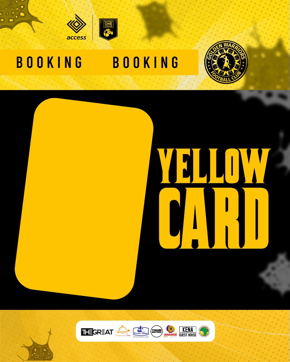 24' |  💛💚

Skipper Sampson Ofori Twumasi booked. Yellow Card

GOLDEN WARRIORS 1️⃣ - 0️⃣ SEMPER FI