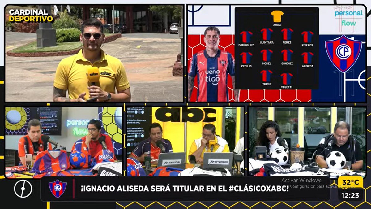 🚨 ¡Ignacio Aliseda será titular en #CerroPorteño!

<a href="/izquierdo010/">Jorge Izquierdo</a> confirmó los 11 del Ciclón vs. #Olimpia. 

¡Prendete a la previa del #ClásicoXABC en <a href="/ABCTVpy/">ABC TV Paraguay</a> en YouTube! 

youtube.com/live/SyjdKBRgs…