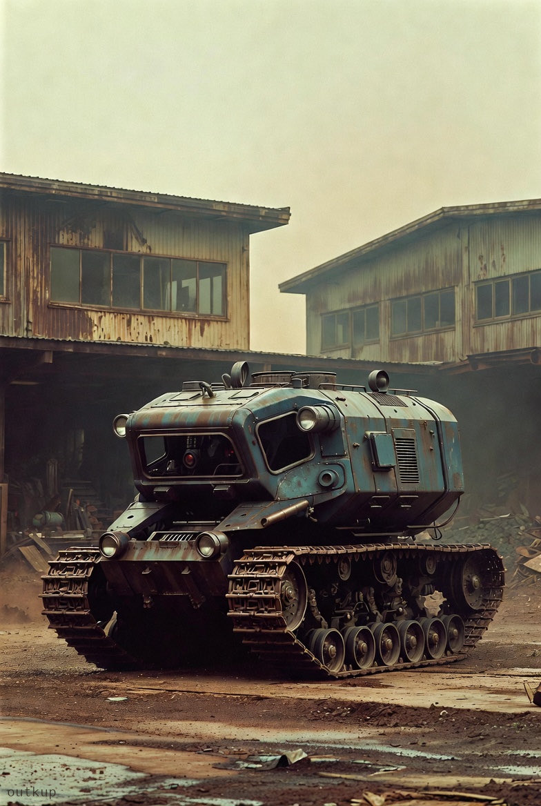 Wasteland vehicle
#AIart #dystopian #postapocalyptic