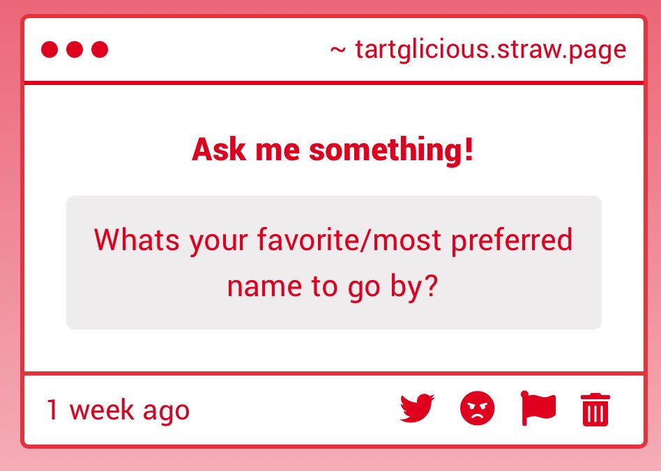 Tartglicious's tweet photo. Anything works
I really like Tartaglia though, Tart works too, Ajax preferably only by family members or close friends, Childe is okay too.

Short answer everything is okay I love you all https://t.co/ywXNxpepBu