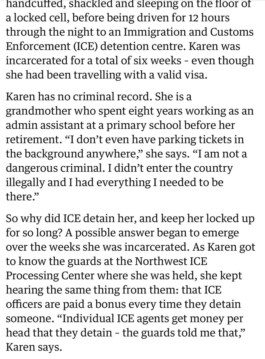 ‘Don’t go to the US – not with Trump in charge’: the UK tourist with a valid visa detained by ICE for six weeks 
theguardian.com/us-news/2026/f…