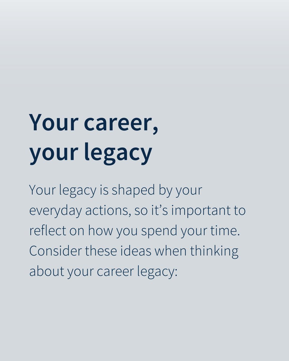 erold_merko's tweet photo. Does your career legacy align with your personal values? Think about these ideas to create a meaningful legacy: https://t.co/VsqEiIMDwI