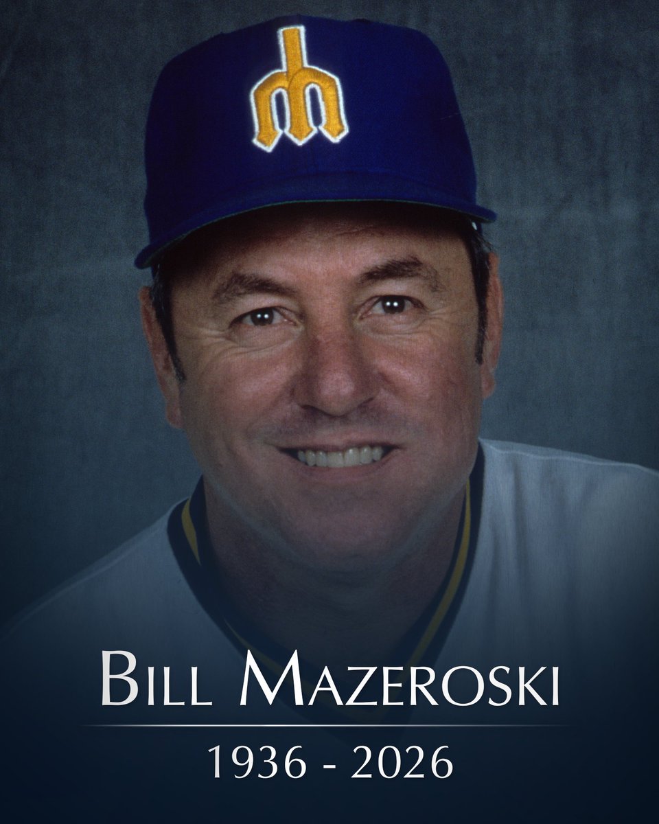 We’re saddened by the passing of National Baseball Hall of Famer and former Mariners coach Bill Mazeroski. Our condolences go out to his family, friends and loved ones.
