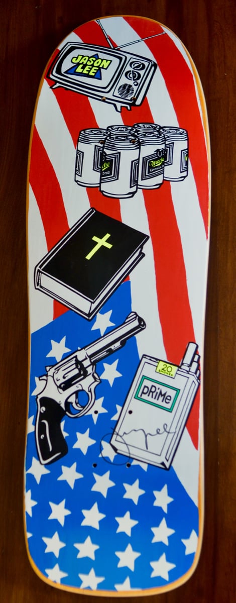 My all time favorite skateboard deck graphic.
Jason Lee.
Blind.
IYKYK.
