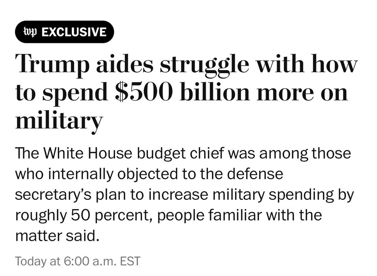 They can’t figure out how to spend the extra $500 billion they gave themselves for the military, but cut our healthcare and food assistance because they said they couldn’t afford it.