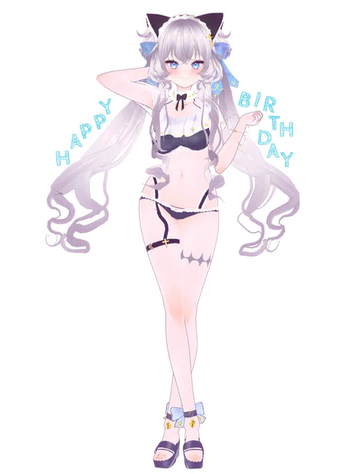 お誕生日おめでとうございます 毎朝のおはようツイートが目の保養になっています #鍵宮シエル生誕祭2026 #かぎみゃーと #VRoid