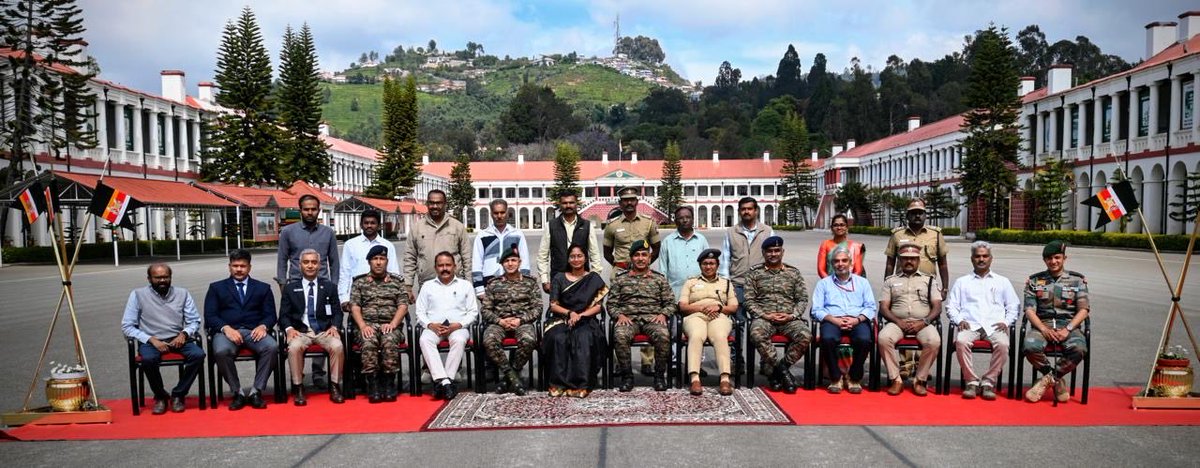 A Military-Civil Fusion Conference was organised at Madras Regimental Centre under the aegis of Station HQ Wellington on 21 February ‘26 to enhance coordination between civil administration &amp; Military in The Nilgiris to include a range of aspects. In the Conference, HADR