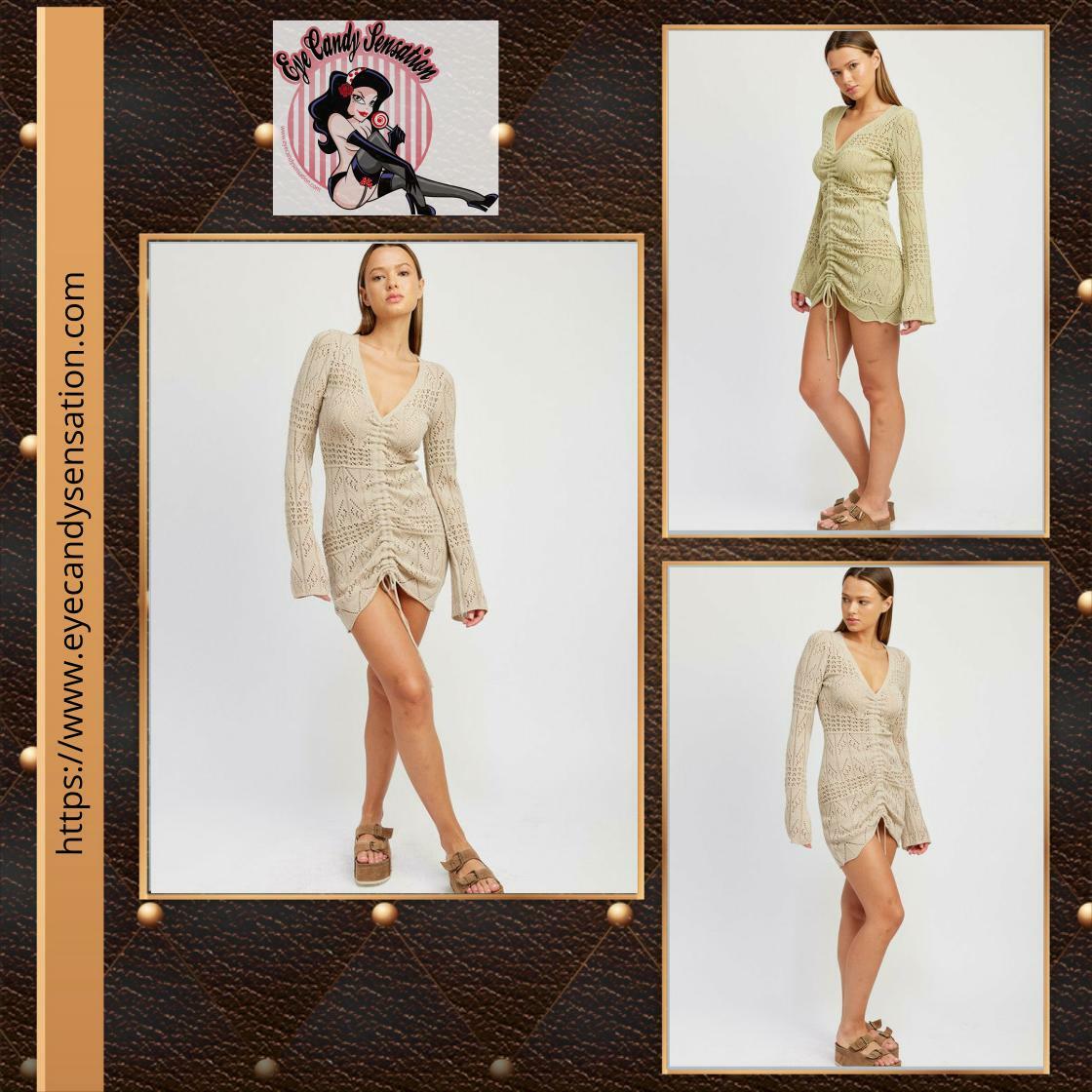 ICANDYSENSATION's tweet image. Step into style with our Ruched Crochet Mini Dress for just $59.95! Perfect for any occasion, this dress effortlessly elevates your look. Get yours today! #FashionTrends #StyleInspiration

Shop Now eyecandysensation.com/products/ruche…