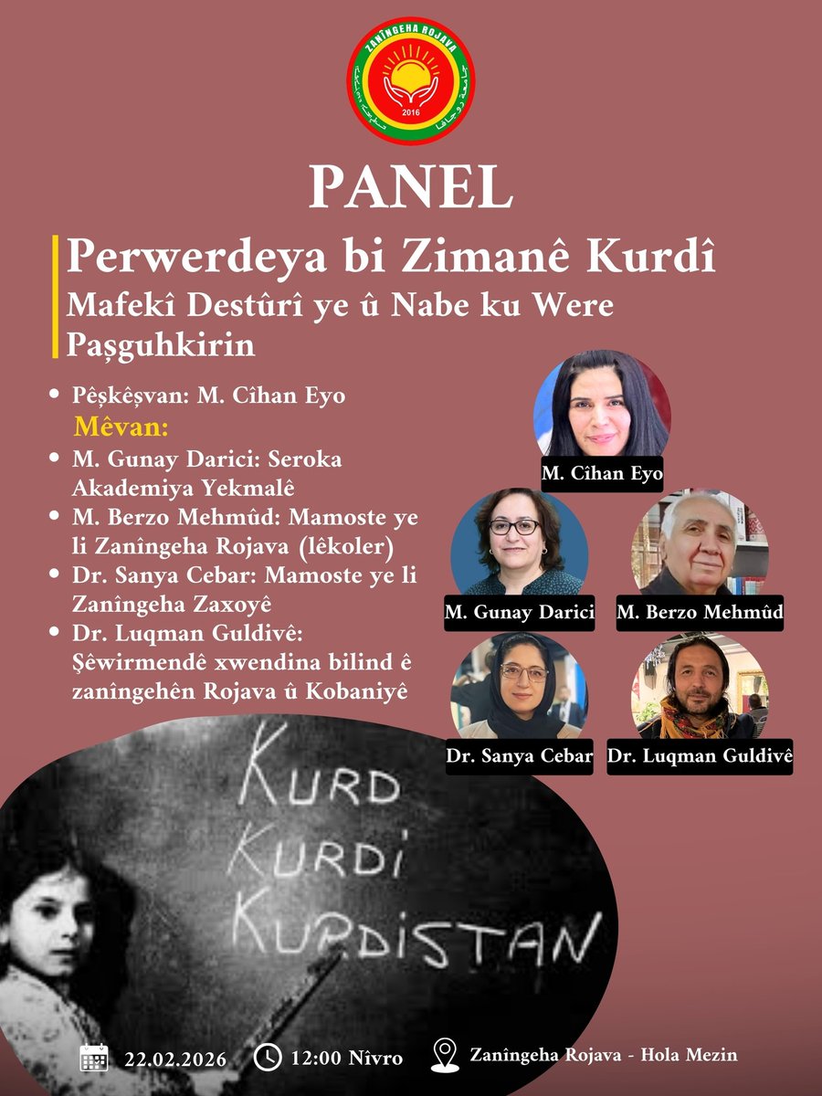 RojavaUniv's tweet image. #PANEL