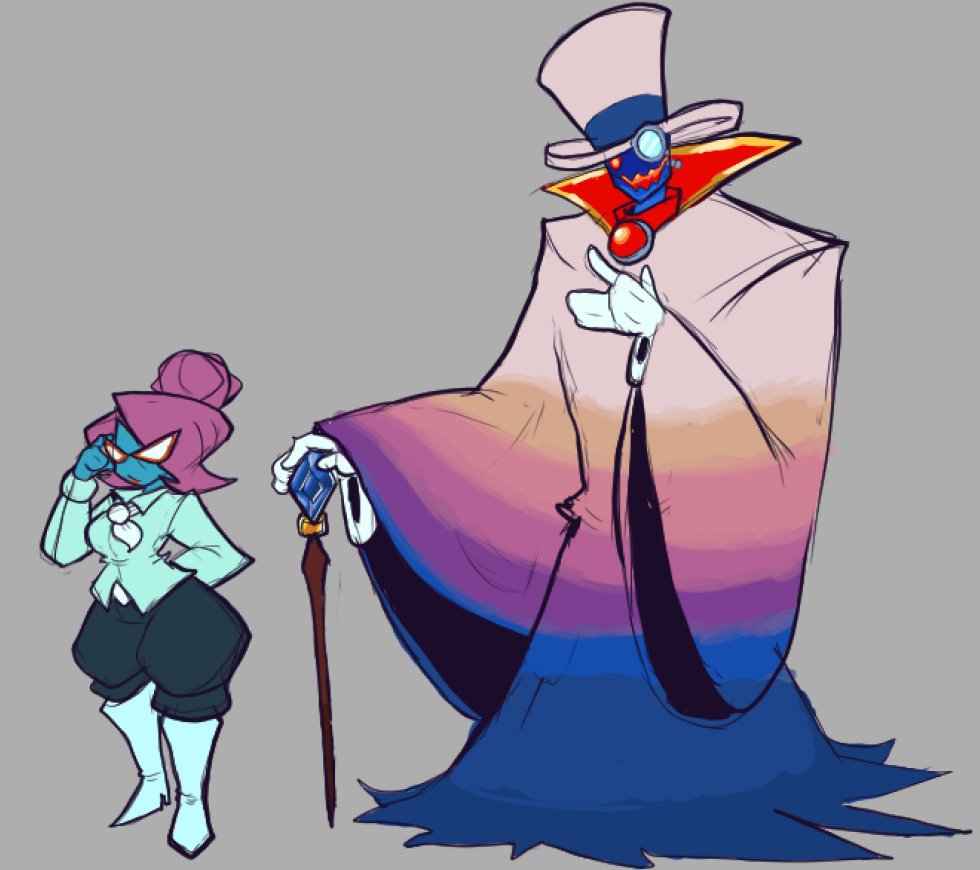 Count Bleck and Natasia!