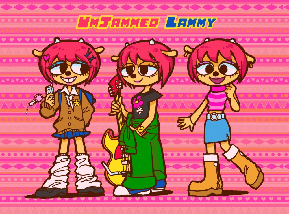 フォルダから発掘された12年前のラクガキ　Y2K🫶
#UmJammerLammy
