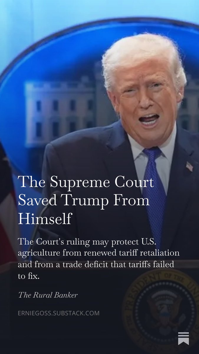 The Supreme Court Saved Trump From Himself 

Read here: open.substack.com/pub/erniegoss/…