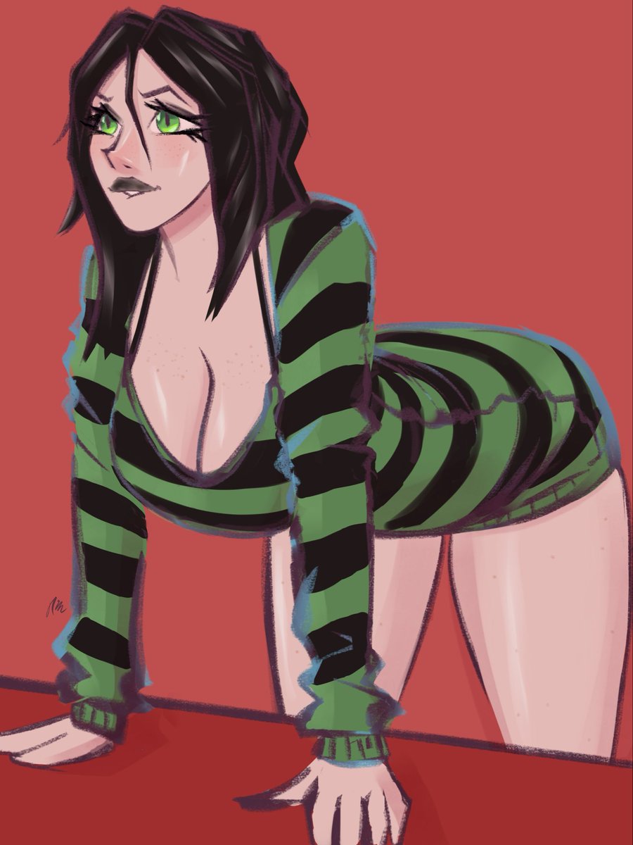 Hela striped sweater #Hela #marvelrivalsfanart