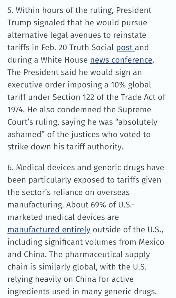 #life and #death implications of <a href="/realDonaldTrump/">Donald J. Trump</a> obsession with #tariffs
<a href="/BeckersHR/">Becker's Hospital Review</a>