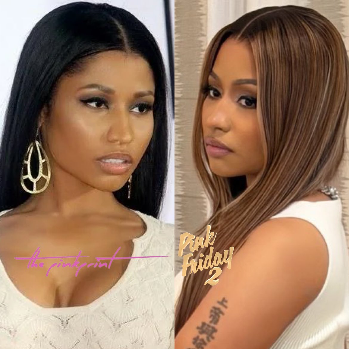 The main her.🎀

PINKPRINT.                       PINKFRIDAY2.