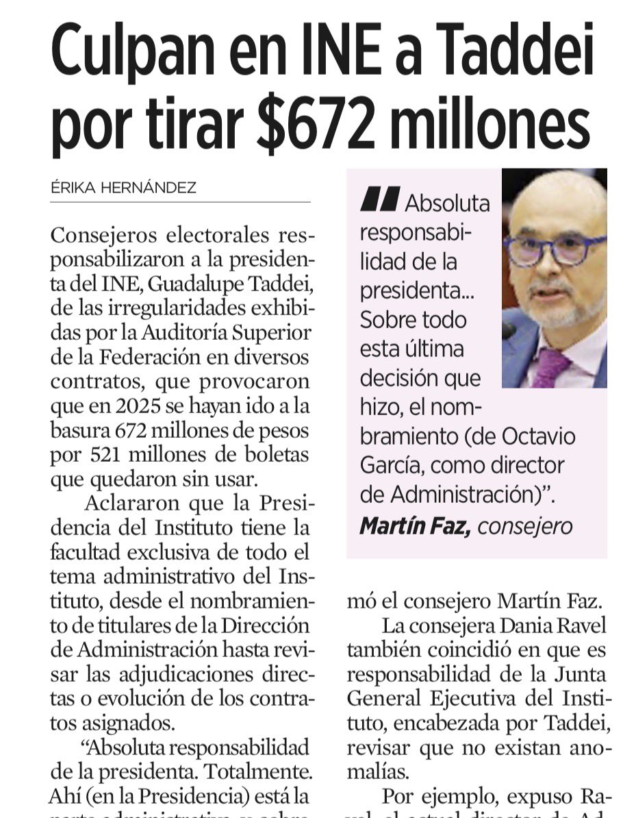 El problema no son 521 millones de boletas que nunca se usaron. El problema es lo que simbolizan. $672 millones no son papel: son confianza pública. Y cuando el árbitro electoral aparece desperdiciando recursos mientras la Auditoría señala irregularidades, la pregunta deja de ser