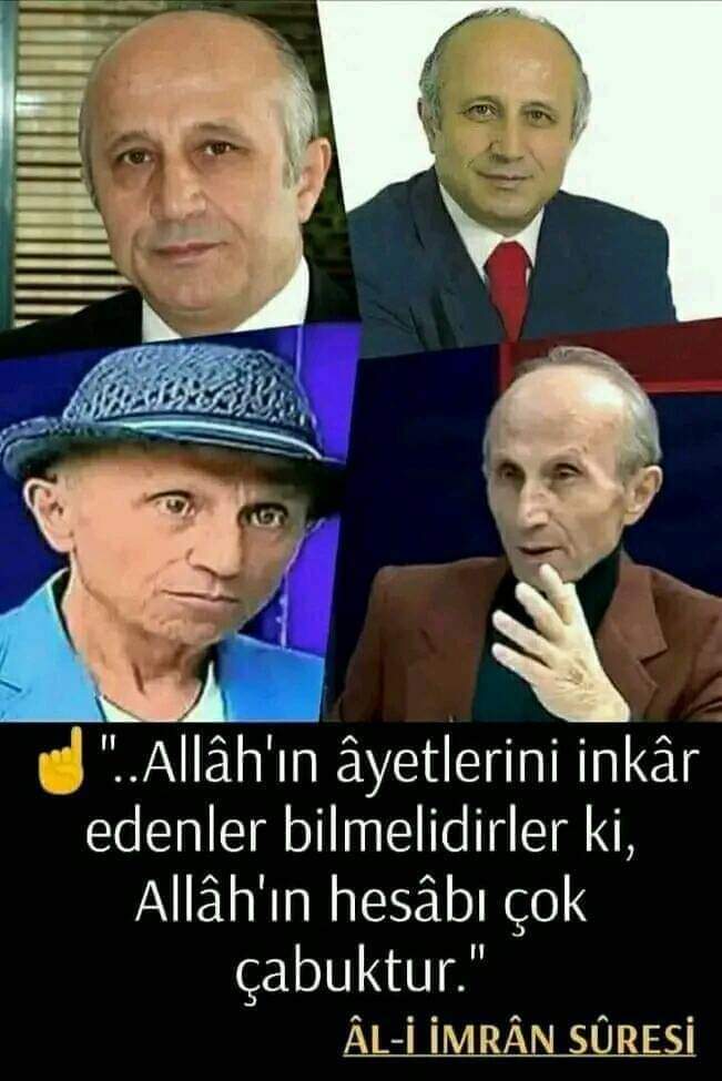 📍Yaşar Nuri Öztürk.
İçerisinde Namaz, Oruç, Hac, tesettür gibi dini inanç ve ibâdet esaslarının olmadığı bir din kurmak istedi. Buna da "dinde reform" dedi.
Allah, ona reformun nasıl olacağını bizzat üzerinde "uygulayarak" gösterdi.
📍Resimlerden üstte olanlar reformdan