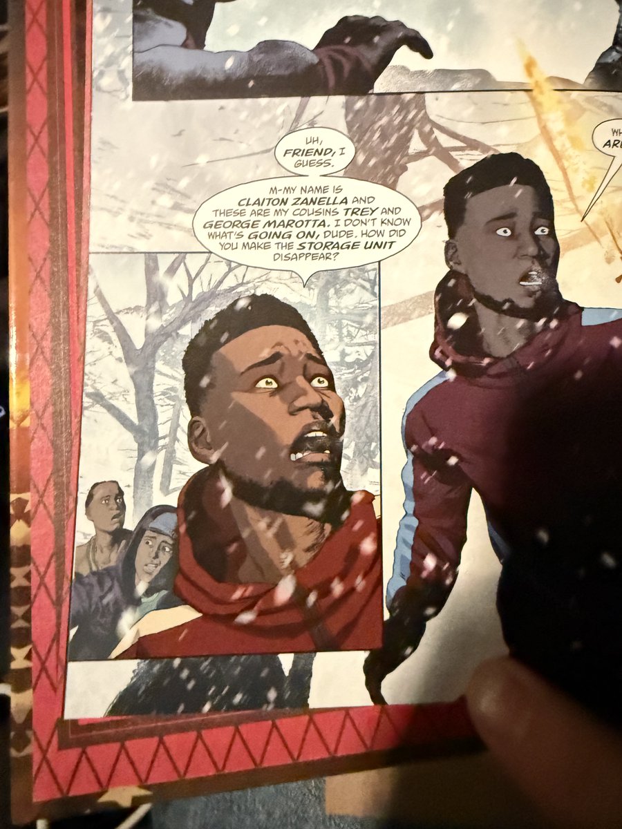 czanella's tweet photo. Got my copy of Conquered yesterday and even made it into the story as a character thanks to the @Kickstarter campaign!
Amazing work by @mrmarkmillar and @ValerioGiangio1.
Only downside? My character lasted just two pages… I was already picturing the movie version 😉 https://t.co/15ppLXabLL