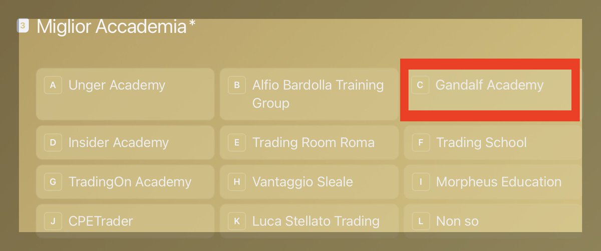 Anche quest'anno è possibile votare la “Gandalf Academy” come miglior accademia Rankia Italia 2026!

Ringraziamo tutti coloro che vorranno sostenerci al seguente link ("Vota i migliori esperti"): rankia.it/premi-rankia-2…

Grazie per il vostro supporto!

#gandalfproject