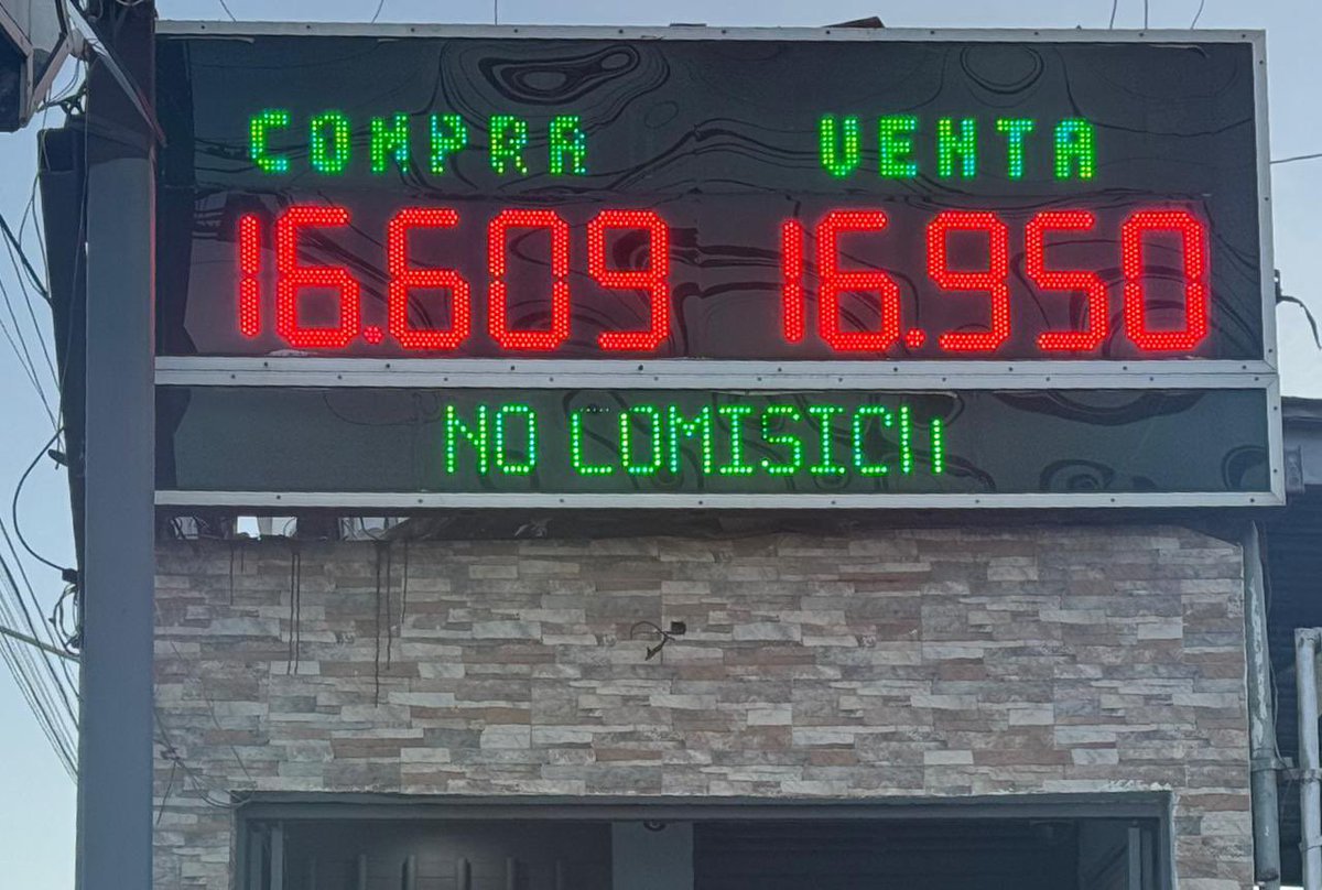 El dólar se ubicó a la venta en la barrera de los 16 pesos, por lo que ya ni en fin de semana, cuando suele subir por la demanda, alcanza los 17 pesos por unidad en centros cambiarios de #Tijuana

¿Qué te parece? Te leemos en los comentarios 👀
