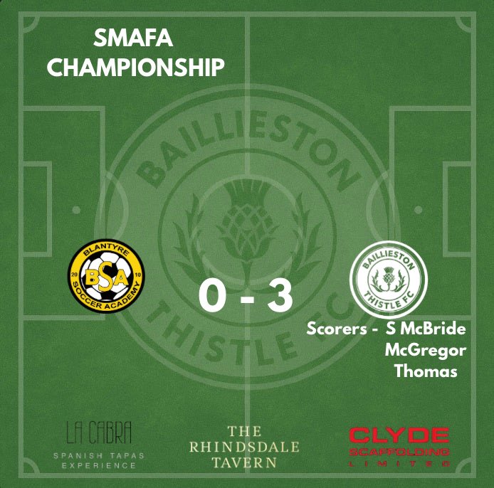 Baillieston Thistle FC tweet media